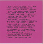 Magenta pink background with black text that reads, 