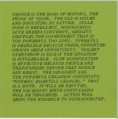 Pickle green background with black text that reads, 