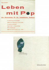 Two square images of paper. Top reads, 