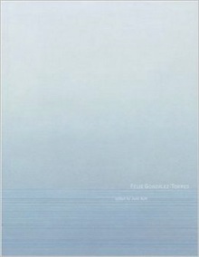 A blue book cover that reads, "Felix Gonzalez-Torres, Julie Ault."