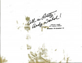 Photocopied envelope. In the center, 