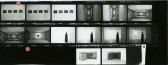 Contact sheet of stills depicting numerous installation views.