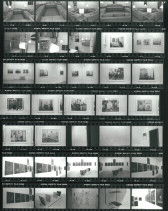 Contact sheets made from the installation of the exhibition.