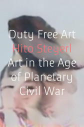A book cover with large text and a digitally altered, skewed human face blurred behind the title.