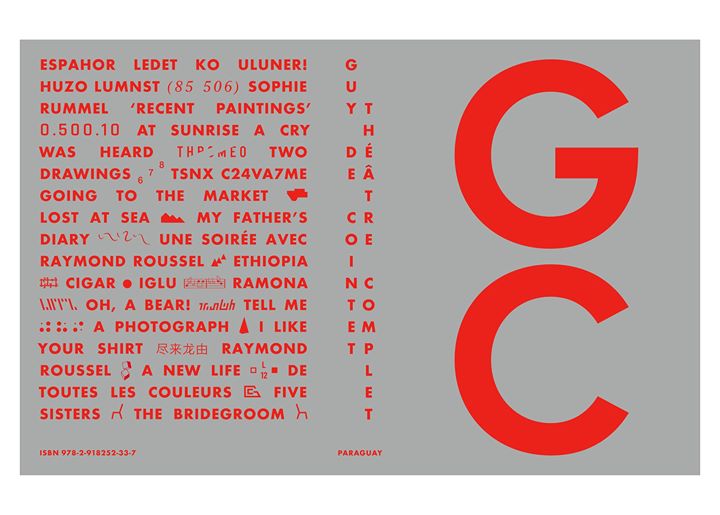 A red and grey minimal book cover.