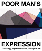 A book cover design displaying an image of a series of triangular shapes of varying colors arranged in an abstract comoposition. Some of the triangles are semi-transparent and are overlaid over others. Large block lettering situated above and below the composition reads, 