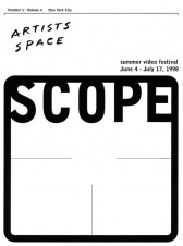 A black and white flyer displaying a large, square box. Positioned at the top edge of the interior of the box is large, sans-serif text that reads, 