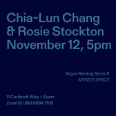 Light blue text overlays a dark blue background. The top left corner reads: 