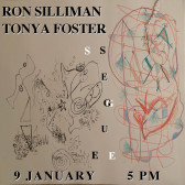 An image of multiple abstract line drawings. The drawings on the left are depicted in black and the drawings on the right are depicted in a range of colors. Black text over the top half of the image reads 