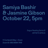 Light blue text overlays a dark blue background. The top left corner reads: 