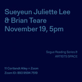 Light blue text overlays a dark blue background. The top left corner reads: 