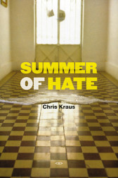 A book cover with an image of a hallway with tan and brown checkerboard tiling with a door at the end. Sunlight is filtering through the windows of the door, reflecting on the floor. Superimposed text on top of the photo reads 