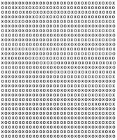 An all-over black and white pattern of 